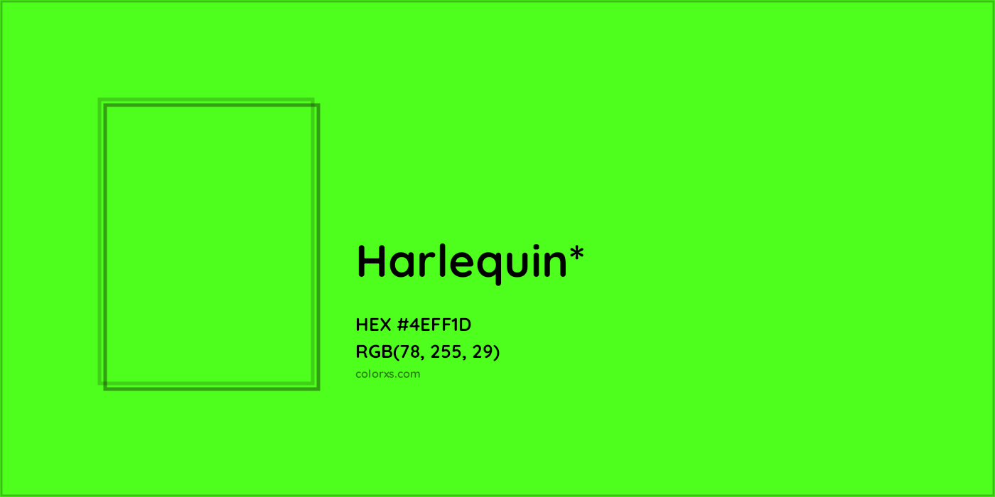 HEX #4EFF1D Color Name, Color Code, Palettes, Similar Paints, Images
