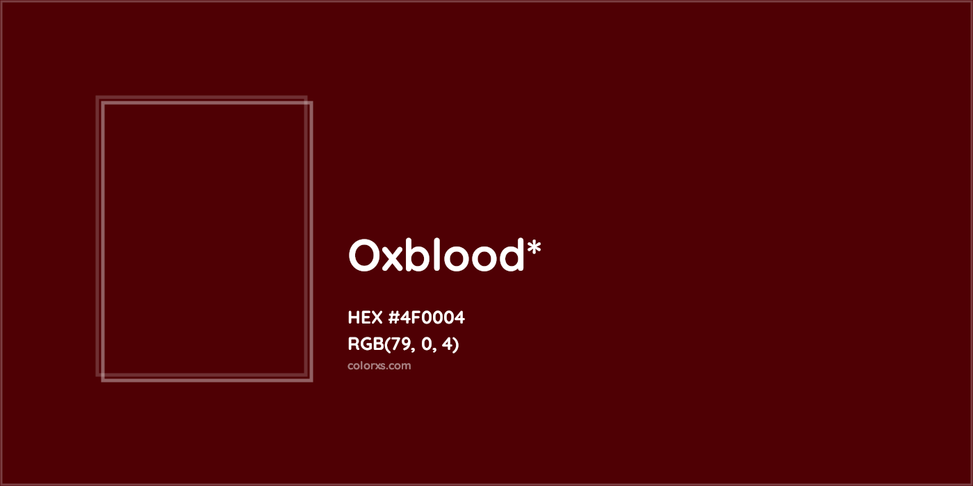 HEX #4F0004 Color Name, Color Code, Palettes, Similar Paints, Images