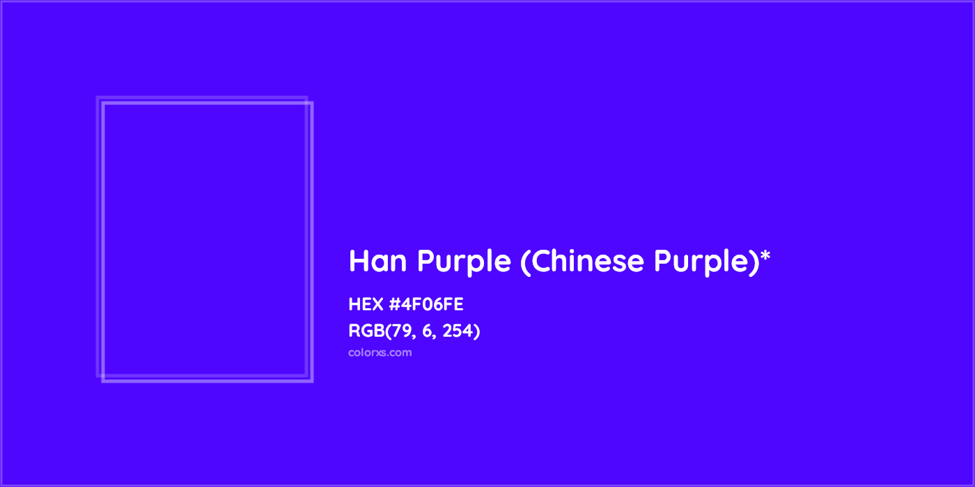 HEX #4F06FE Color Name, Color Code, Palettes, Similar Paints, Images