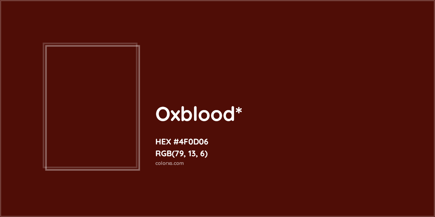 HEX #4F0D06 Color Name, Color Code, Palettes, Similar Paints, Images