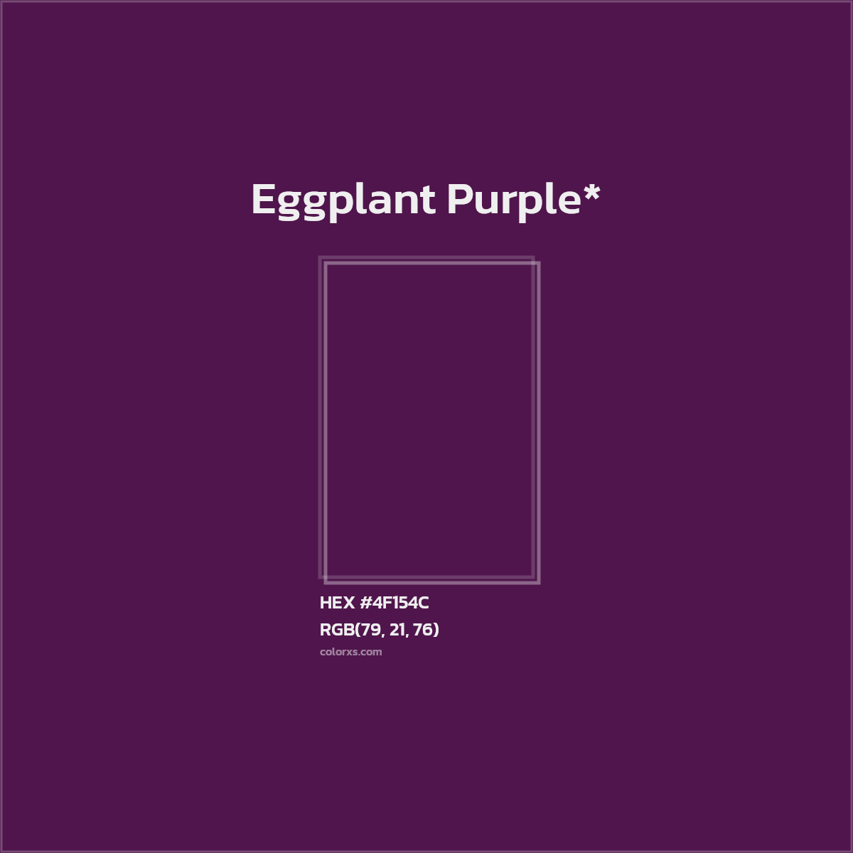 HEX #4F154C Color Name, Color Code, Palettes, Similar Paints, Images