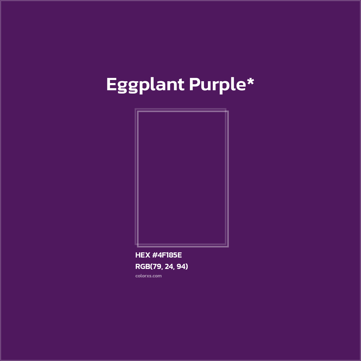 HEX #4F185E Color Name, Color Code, Palettes, Similar Paints, Images