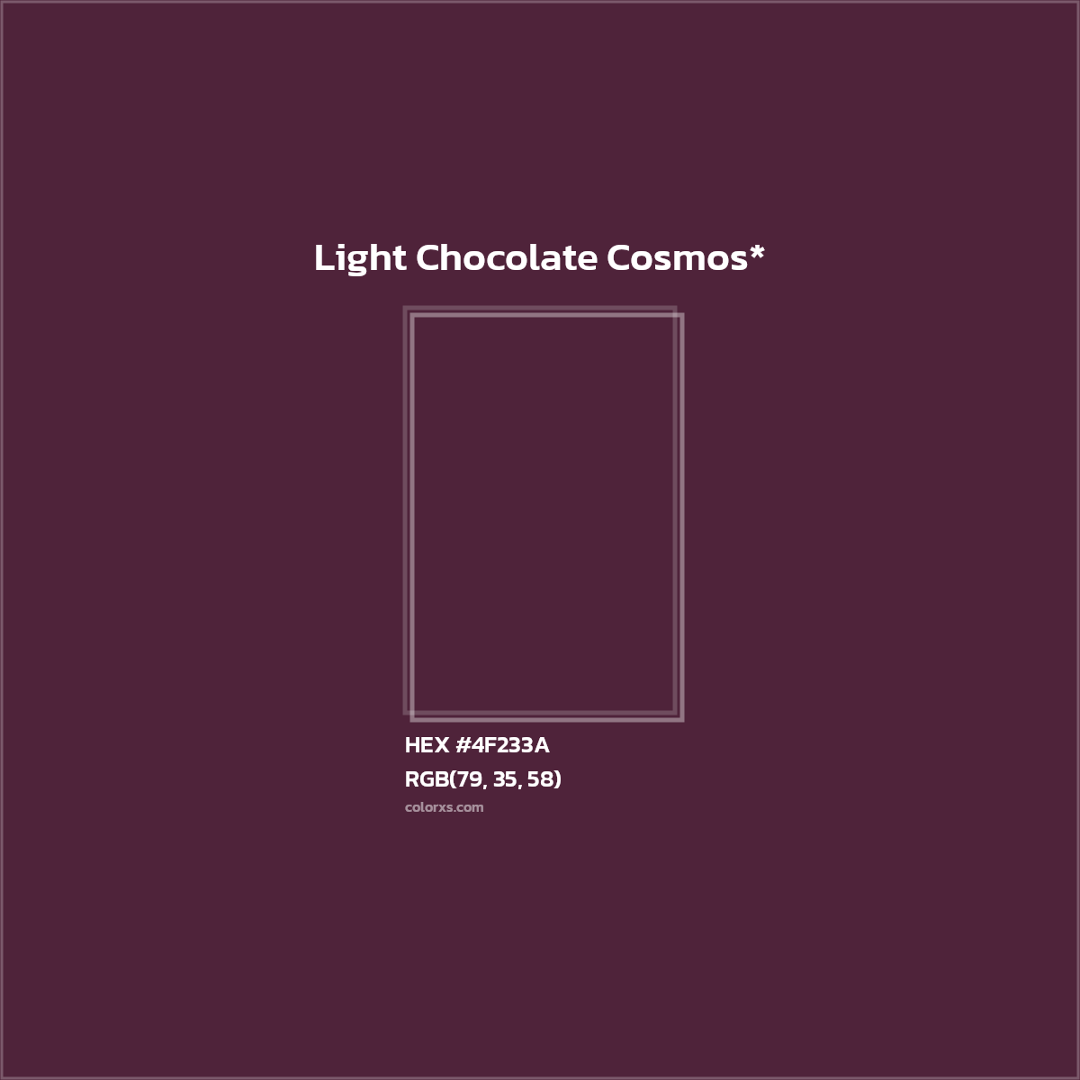 HEX #4F233A Color Name, Color Code, Palettes, Similar Paints, Images