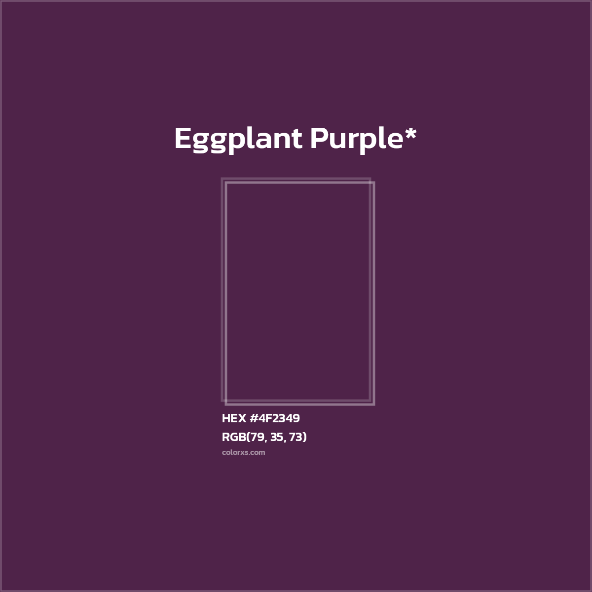 HEX #4F2349 Color Name, Color Code, Palettes, Similar Paints, Images
