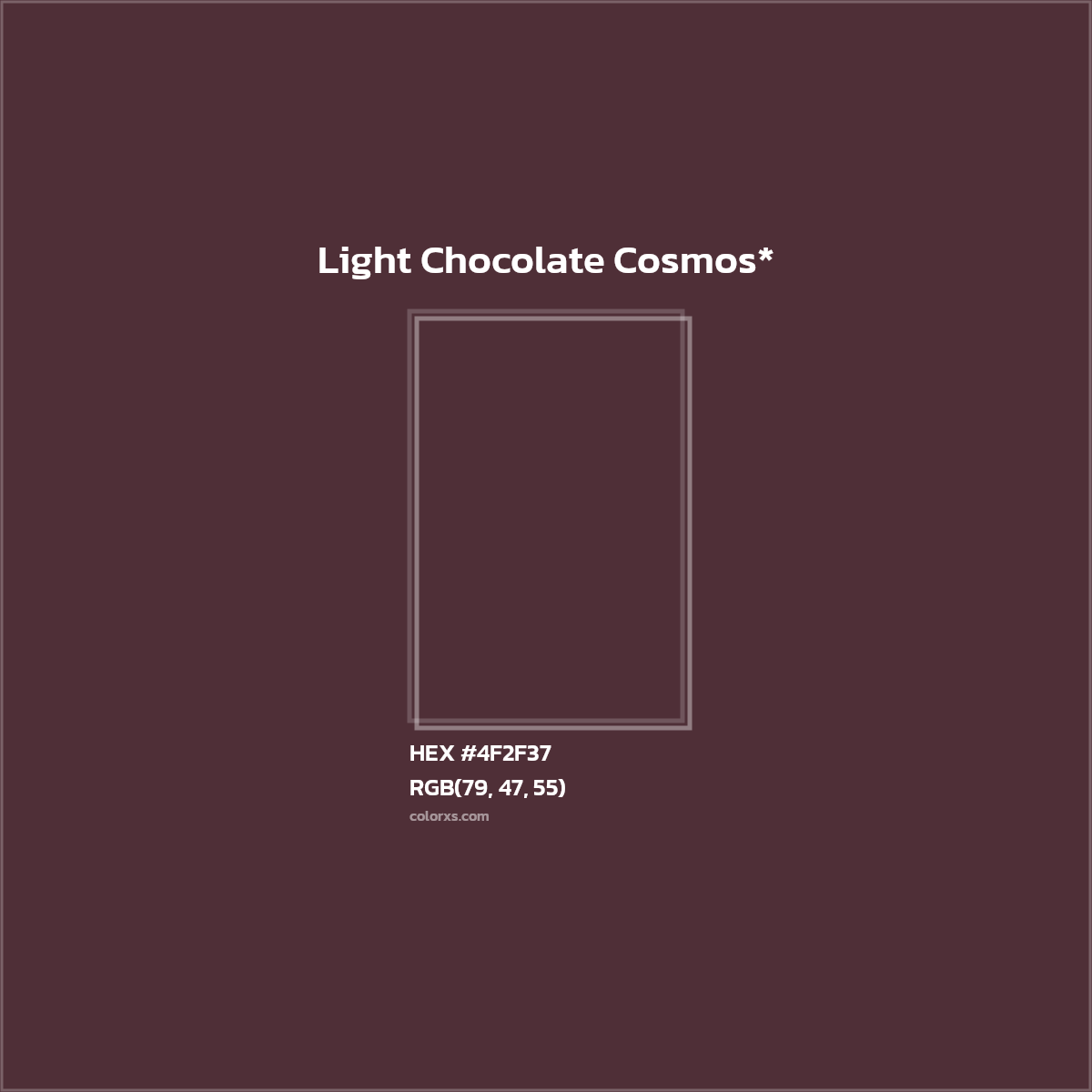 HEX #4F2F37 Color Name, Color Code, Palettes, Similar Paints, Images