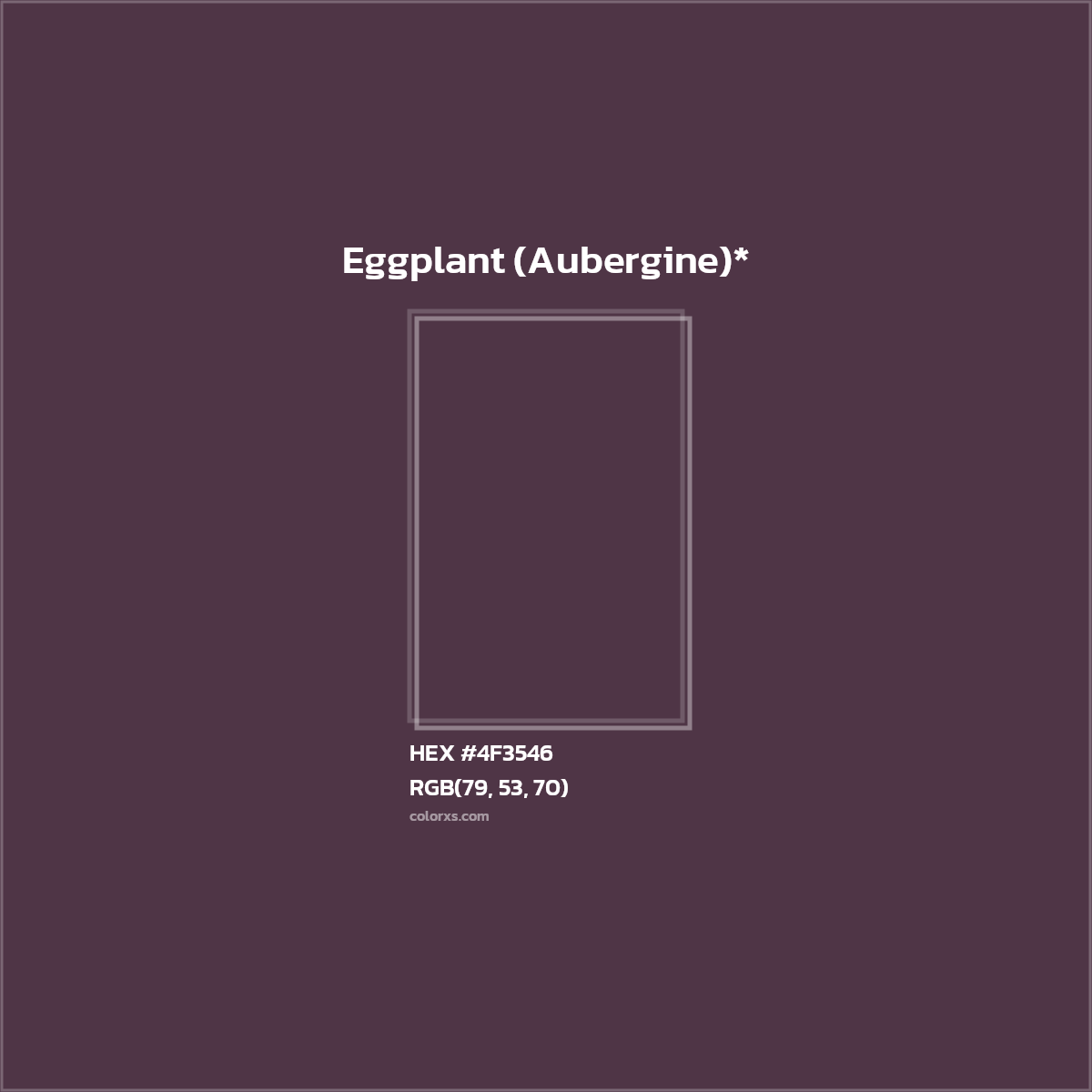 HEX #4F3546 Color Name, Color Code, Palettes, Similar Paints, Images