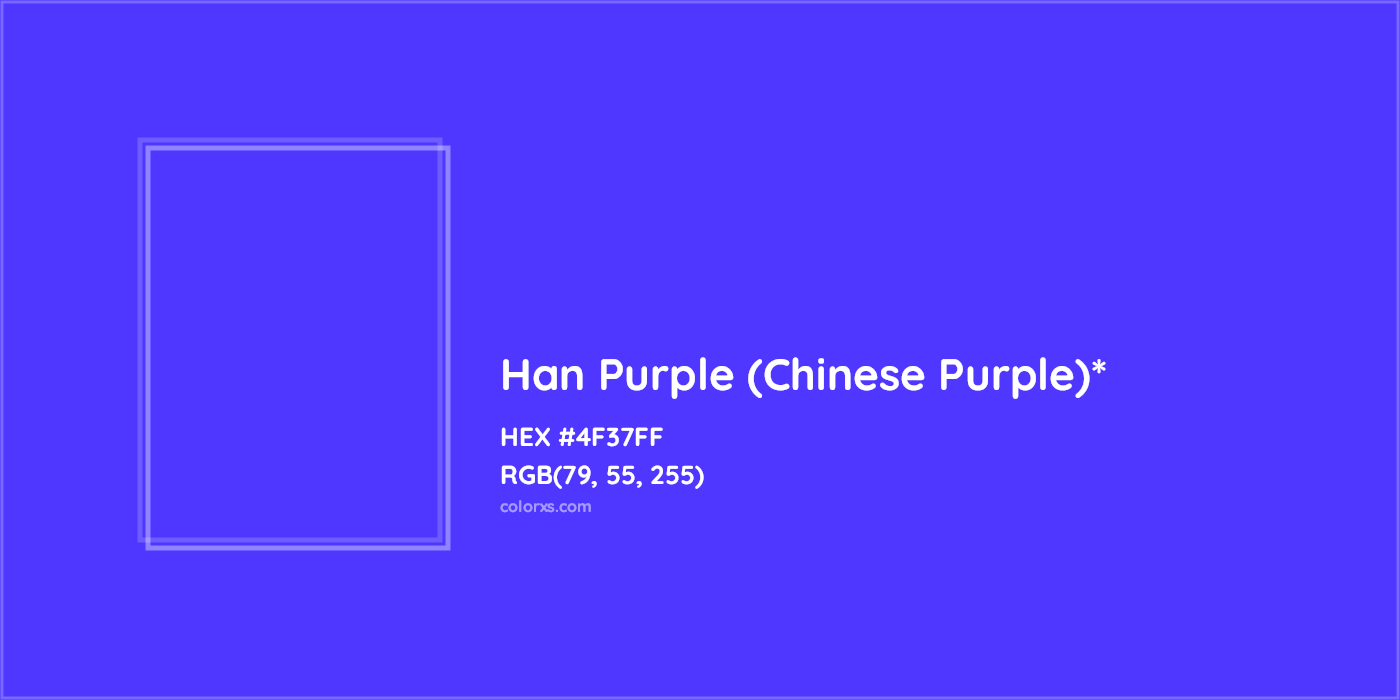 HEX #4F37FF Color Name, Color Code, Palettes, Similar Paints, Images