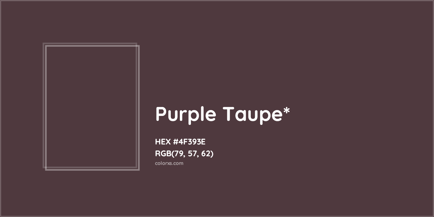 HEX #4F393E Color Name, Color Code, Palettes, Similar Paints, Images