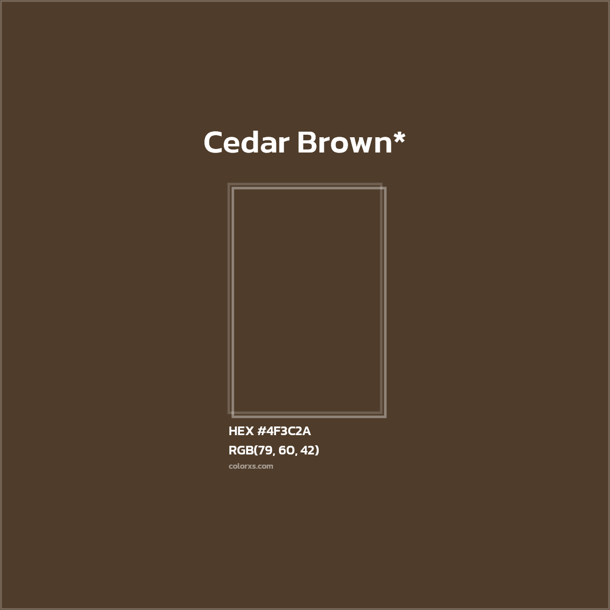 HEX #4F3C2A Color Name, Color Code, Palettes, Similar Paints, Images