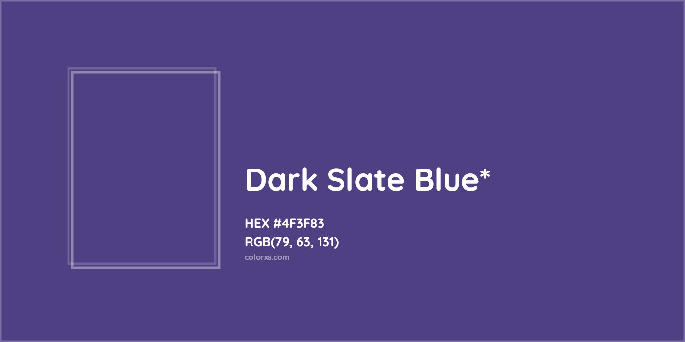 HEX #4F3F83 Color Name, Color Code, Palettes, Similar Paints, Images