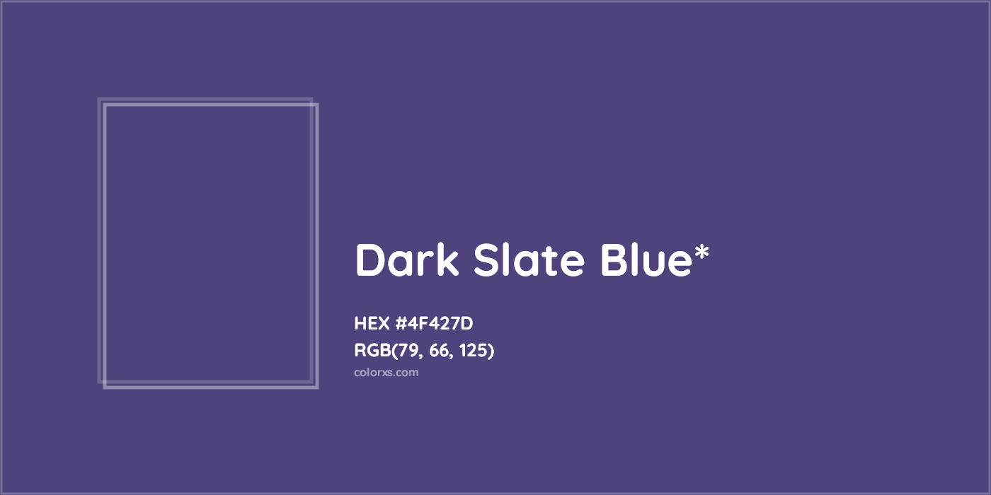 HEX #4F427D Color Name, Color Code, Palettes, Similar Paints, Images