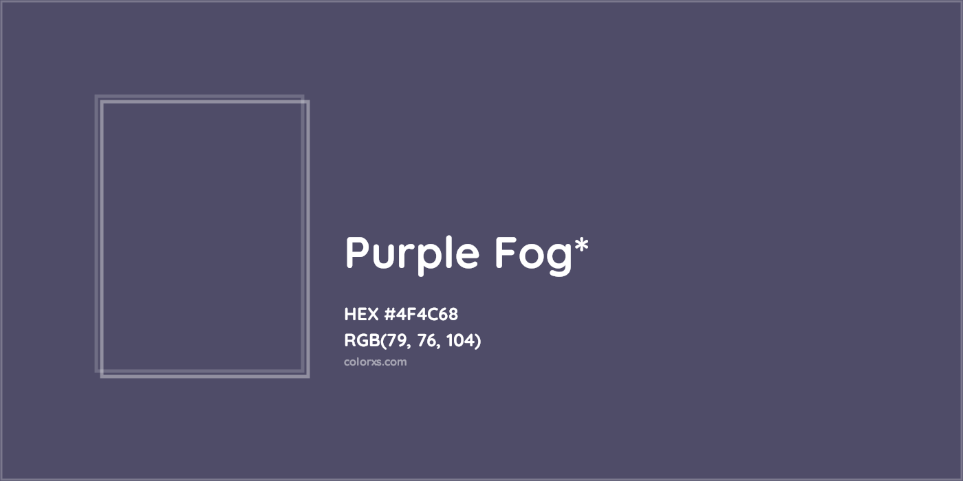 HEX #4F4C68 Color Name, Color Code, Palettes, Similar Paints, Images