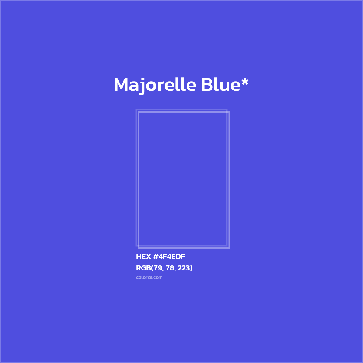 HEX #4F4EDF Color Name, Color Code, Palettes, Similar Paints, Images