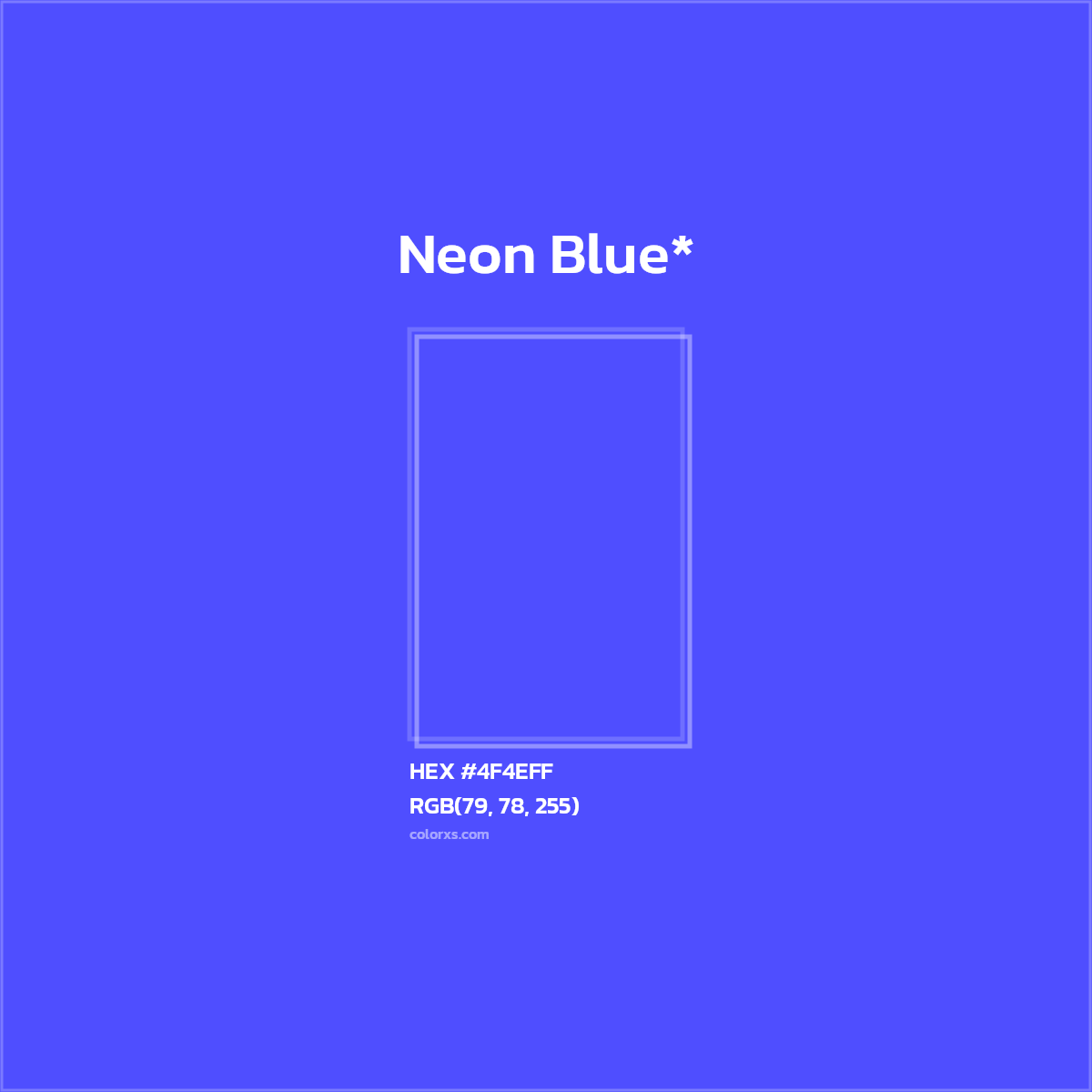 HEX #4F4EFF Color Name, Color Code, Palettes, Similar Paints, Images