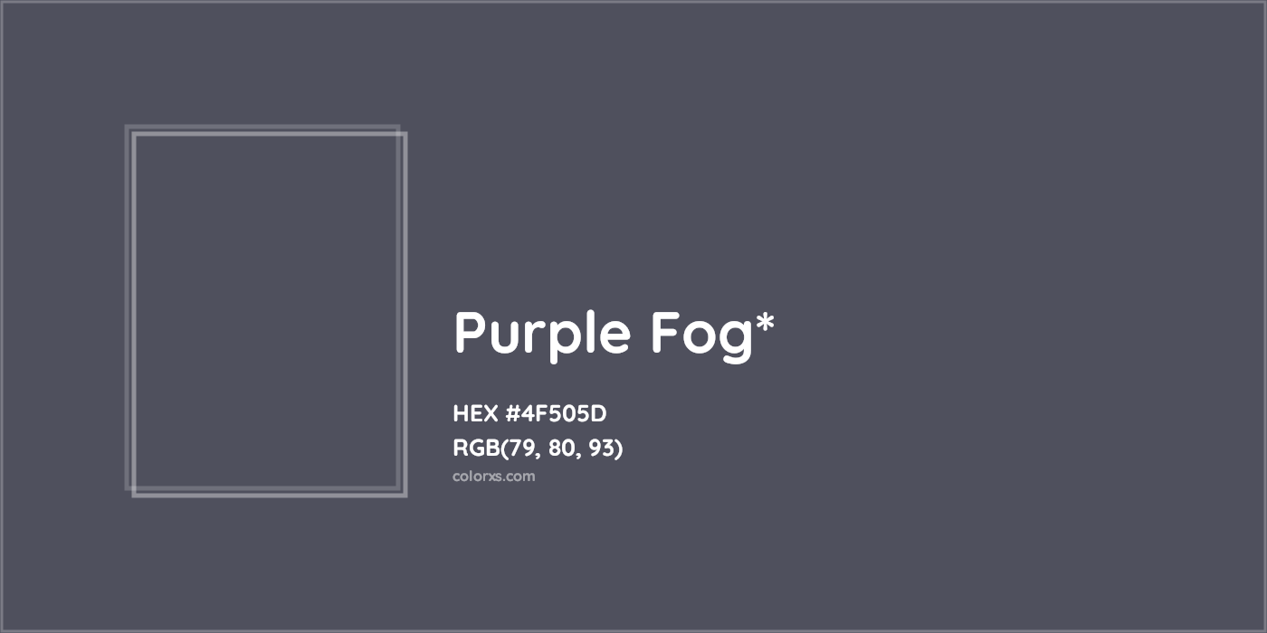 HEX #4F505D Color Name, Color Code, Palettes, Similar Paints, Images