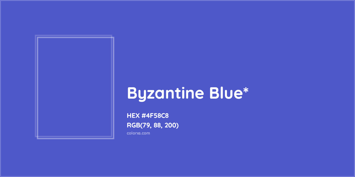 HEX #4F58C8 Color Name, Color Code, Palettes, Similar Paints, Images