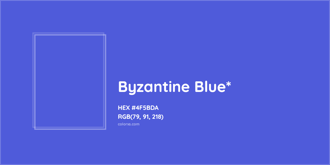 HEX #4F5BDA Color Name, Color Code, Palettes, Similar Paints, Images