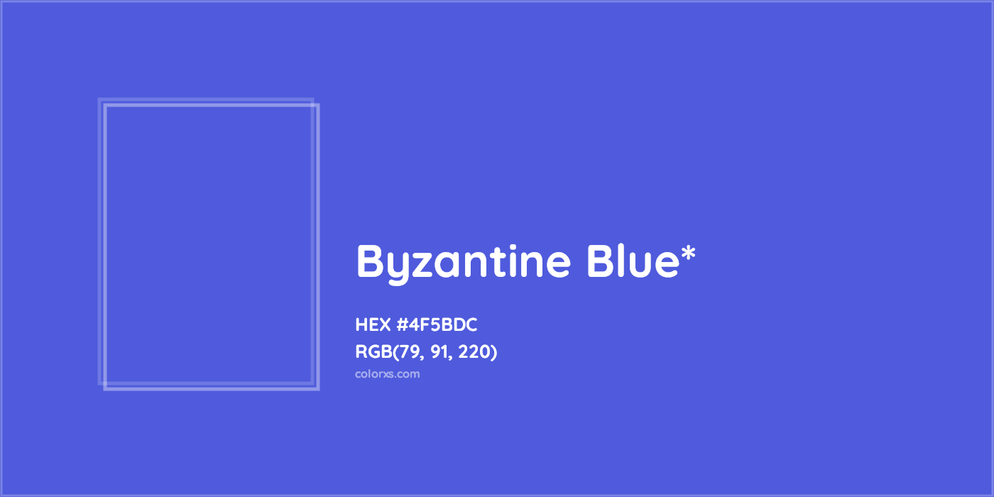 HEX #4F5BDC Color Name, Color Code, Palettes, Similar Paints, Images