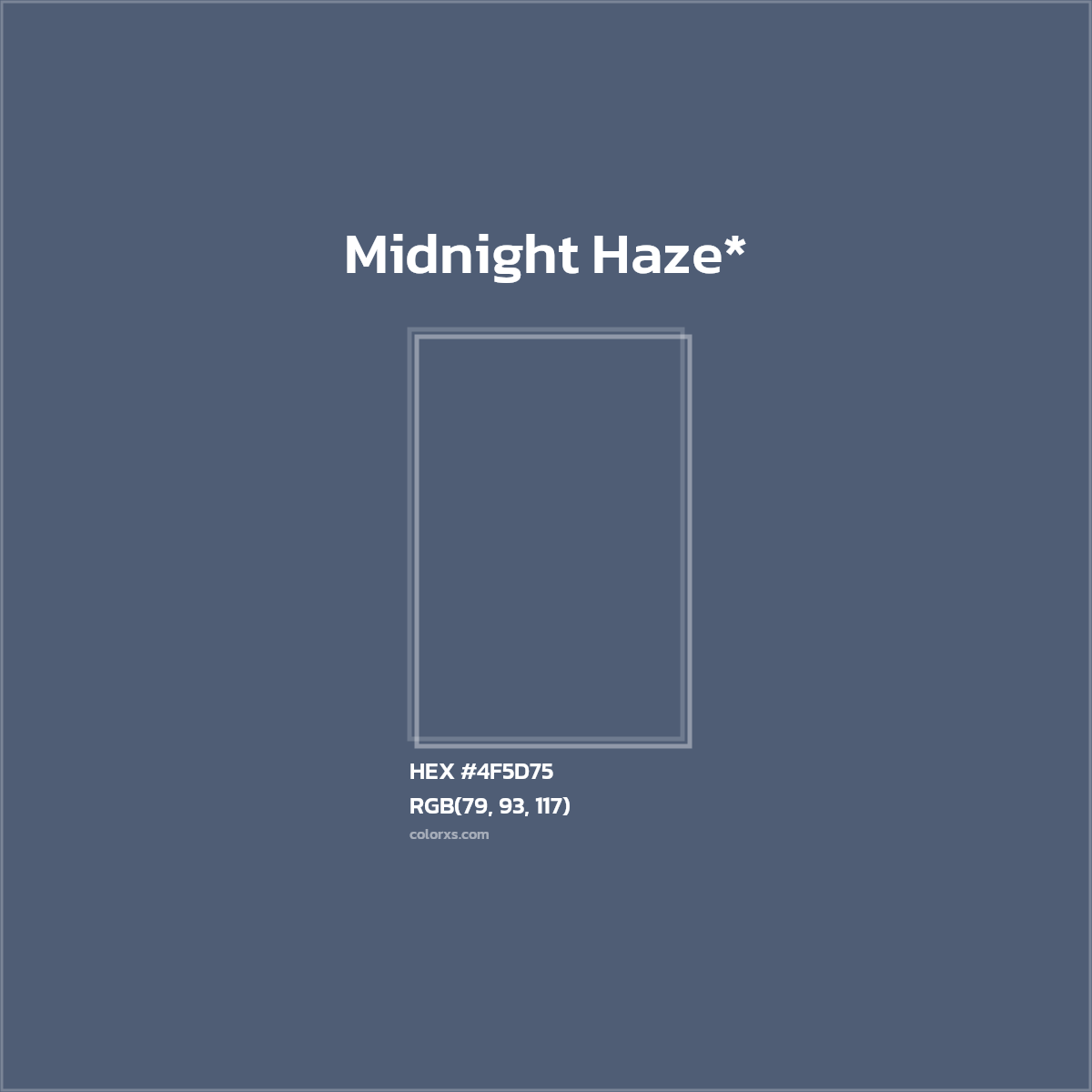 HEX #4F5D75 Color Name, Color Code, Palettes, Similar Paints, Images