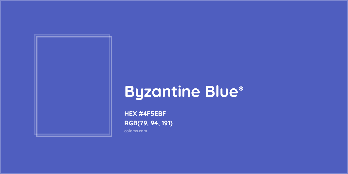 HEX #4F5EBF Color Name, Color Code, Palettes, Similar Paints, Images