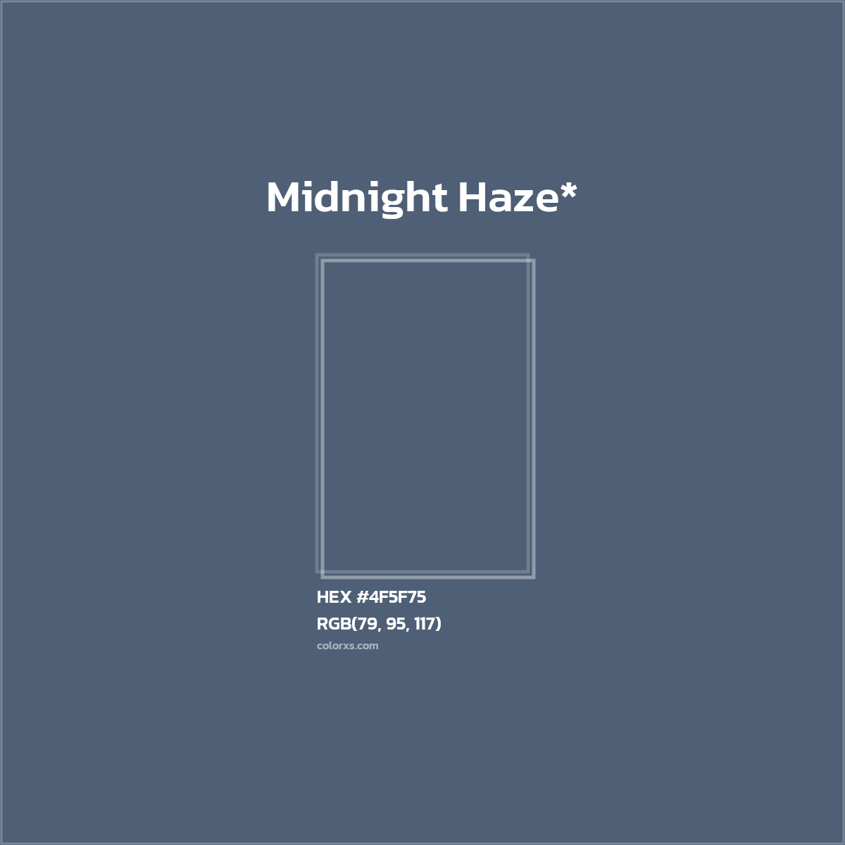 HEX #4F5F75 Color Name, Color Code, Palettes, Similar Paints, Images