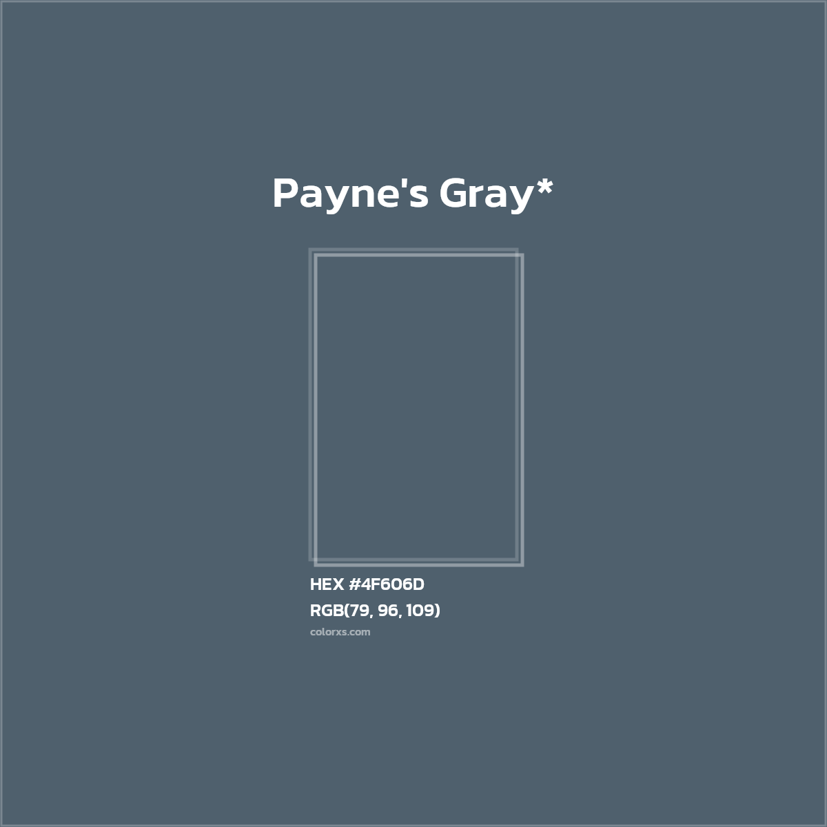 HEX #4F606D Color Name, Color Code, Palettes, Similar Paints, Images