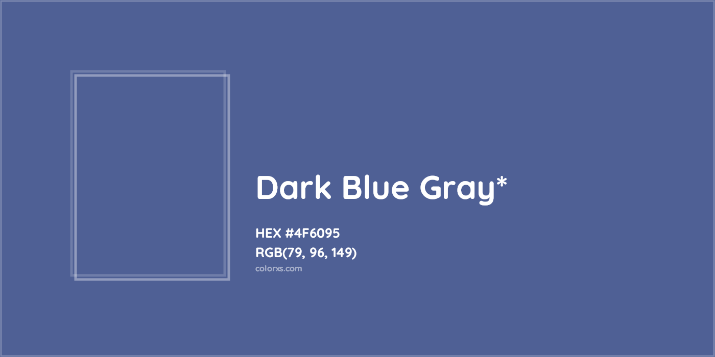 HEX #4F6095 Color Name, Color Code, Palettes, Similar Paints, Images