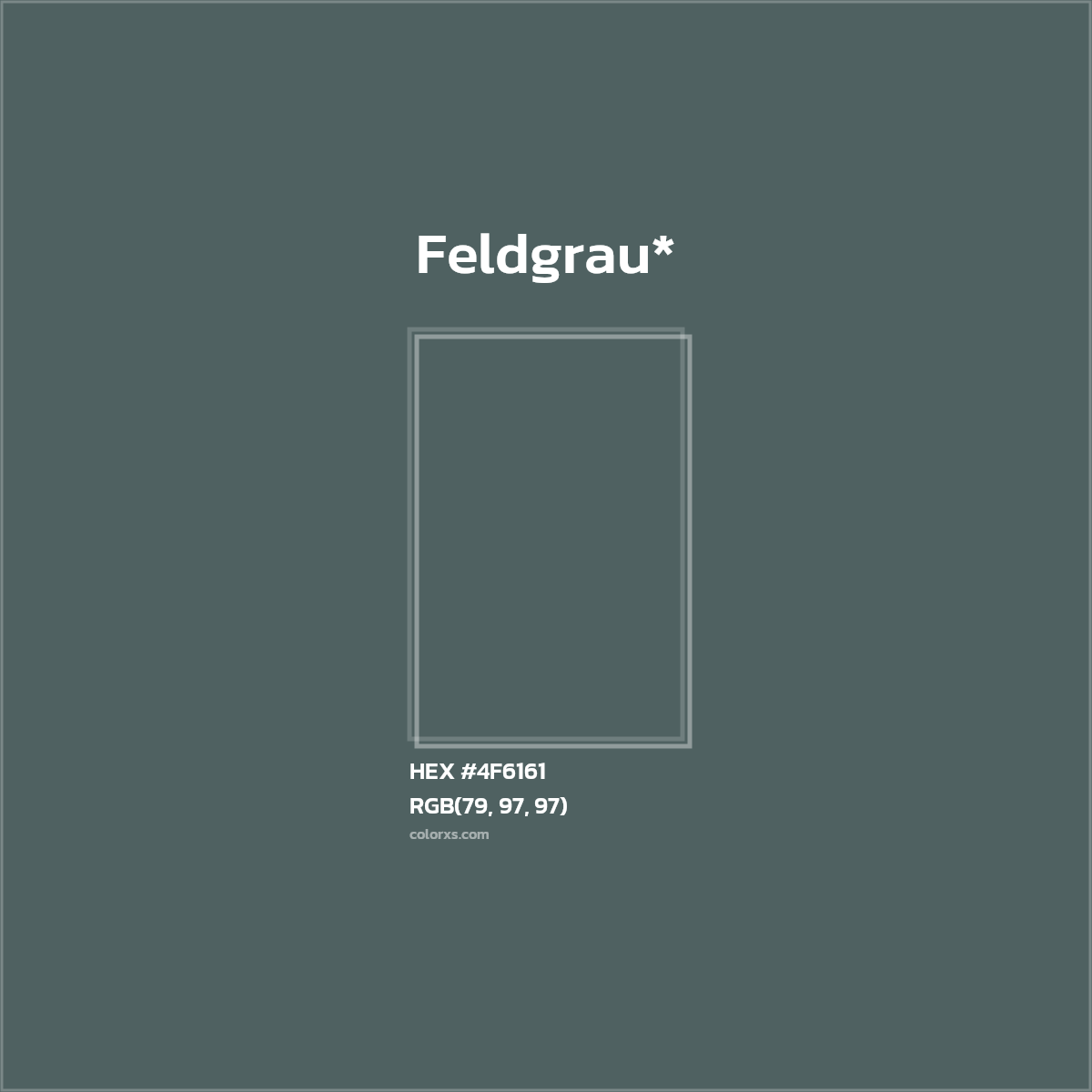 HEX #4F6161 Color Name, Color Code, Palettes, Similar Paints, Images