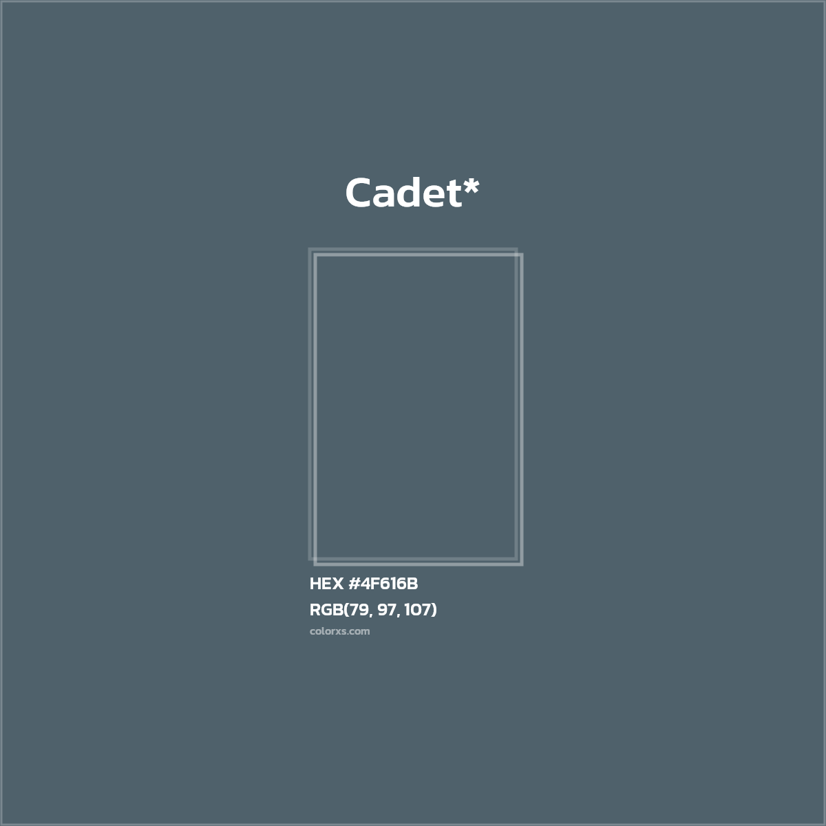 HEX #4F616B Color Name, Color Code, Palettes, Similar Paints, Images