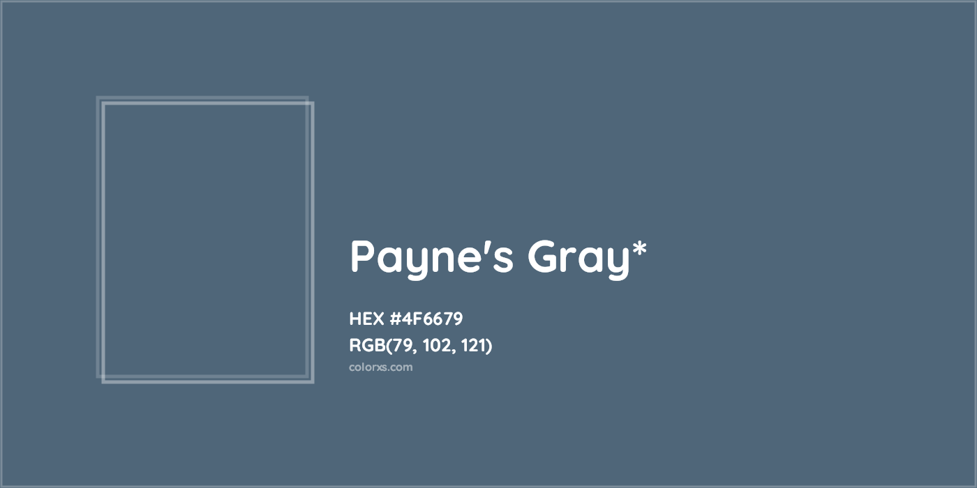 HEX #4F6679 Color Name, Color Code, Palettes, Similar Paints, Images