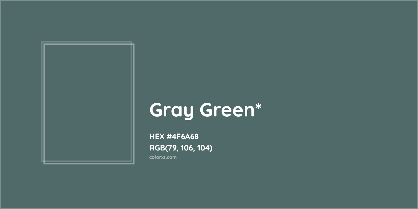 HEX #4F6A68 Color Name, Color Code, Palettes, Similar Paints, Images