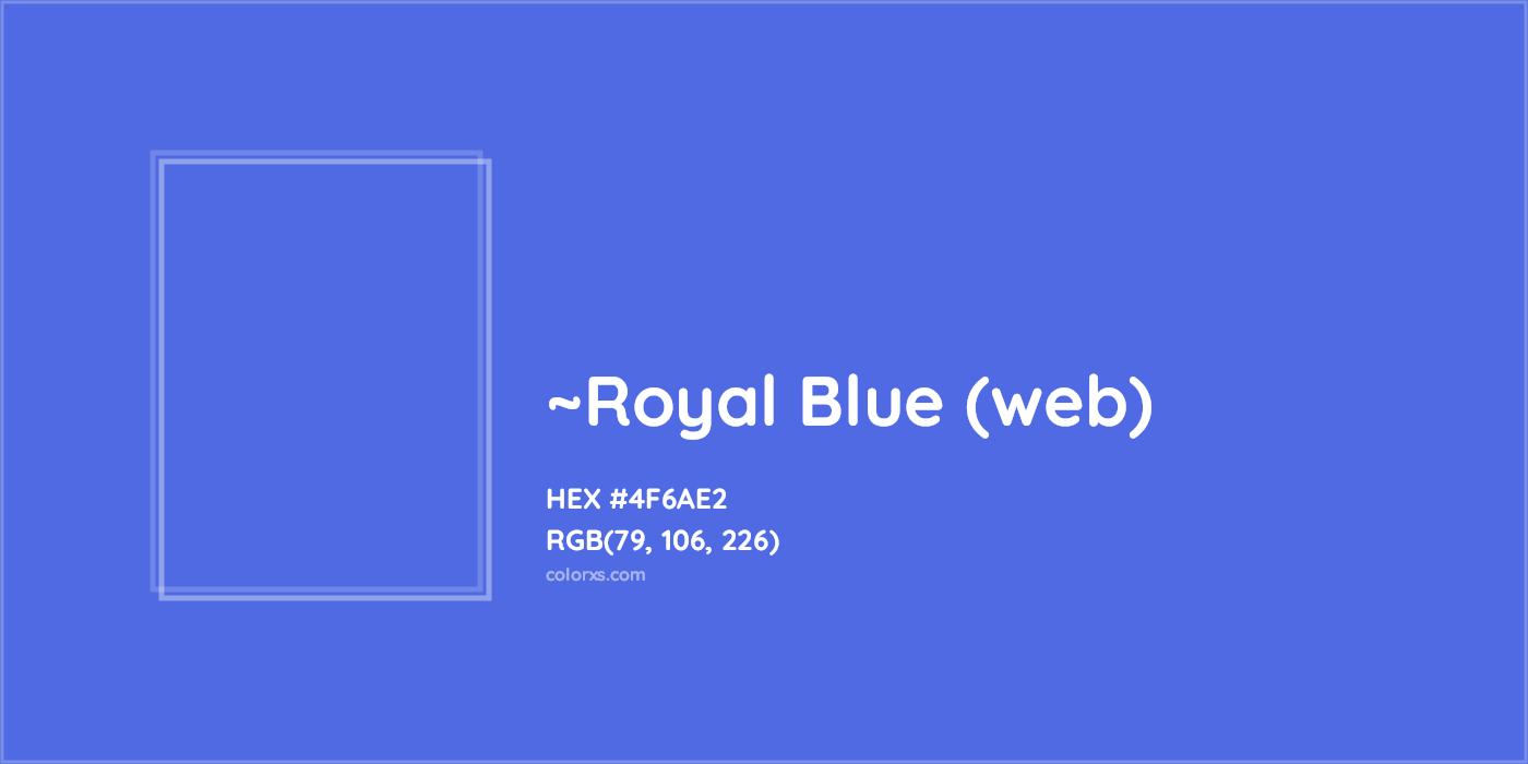 HEX #4F6AE2 Color Name, Color Code, Palettes, Similar Paints, Images