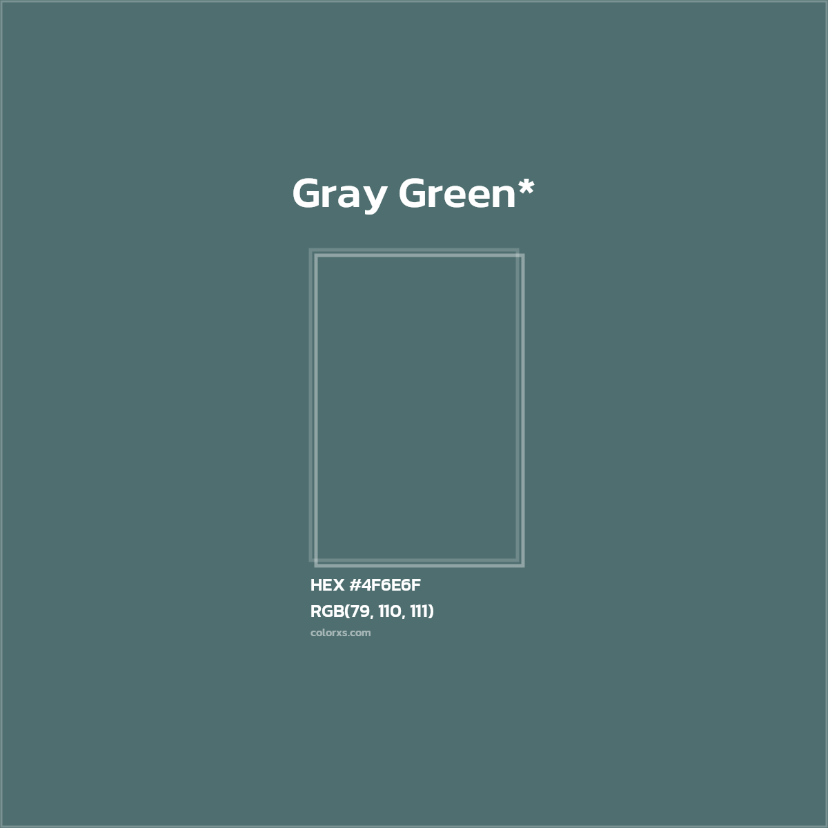 HEX #4F6E6F Color Name, Color Code, Palettes, Similar Paints, Images