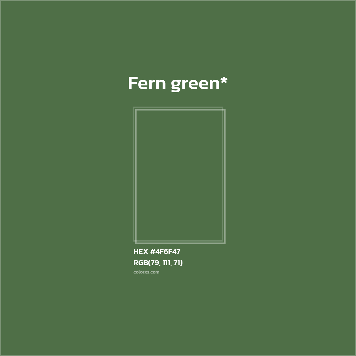 HEX #4F6F47 Color Name, Color Code, Palettes, Similar Paints, Images