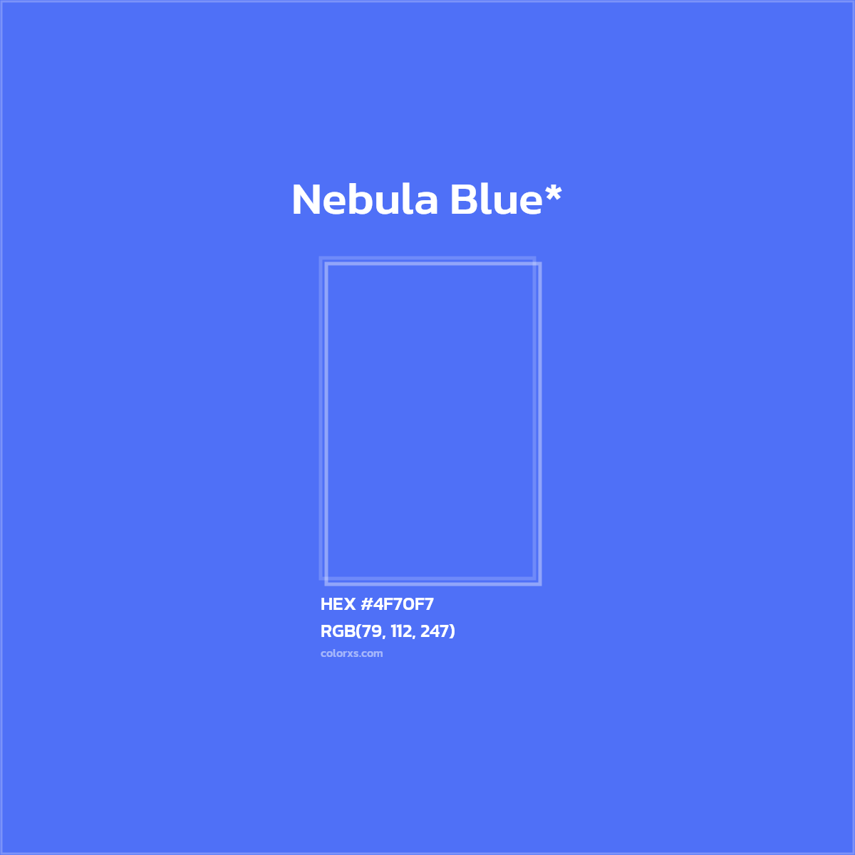 HEX #4F70F7 Color Name, Color Code, Palettes, Similar Paints, Images