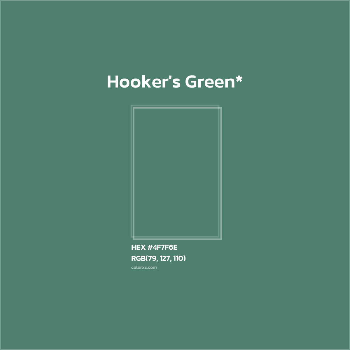 HEX #4F7F6E Color Name, Color Code, Palettes, Similar Paints, Images
