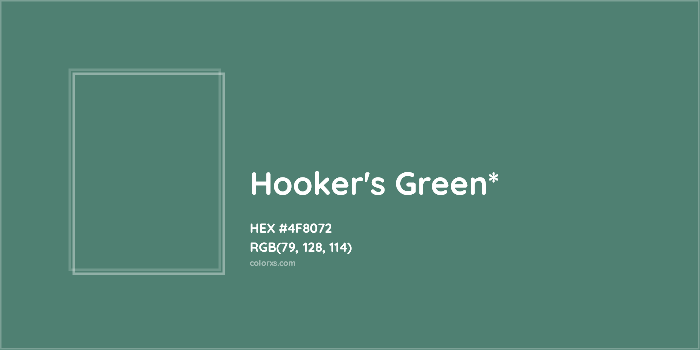 HEX #4F8072 Color Name, Color Code, Palettes, Similar Paints, Images