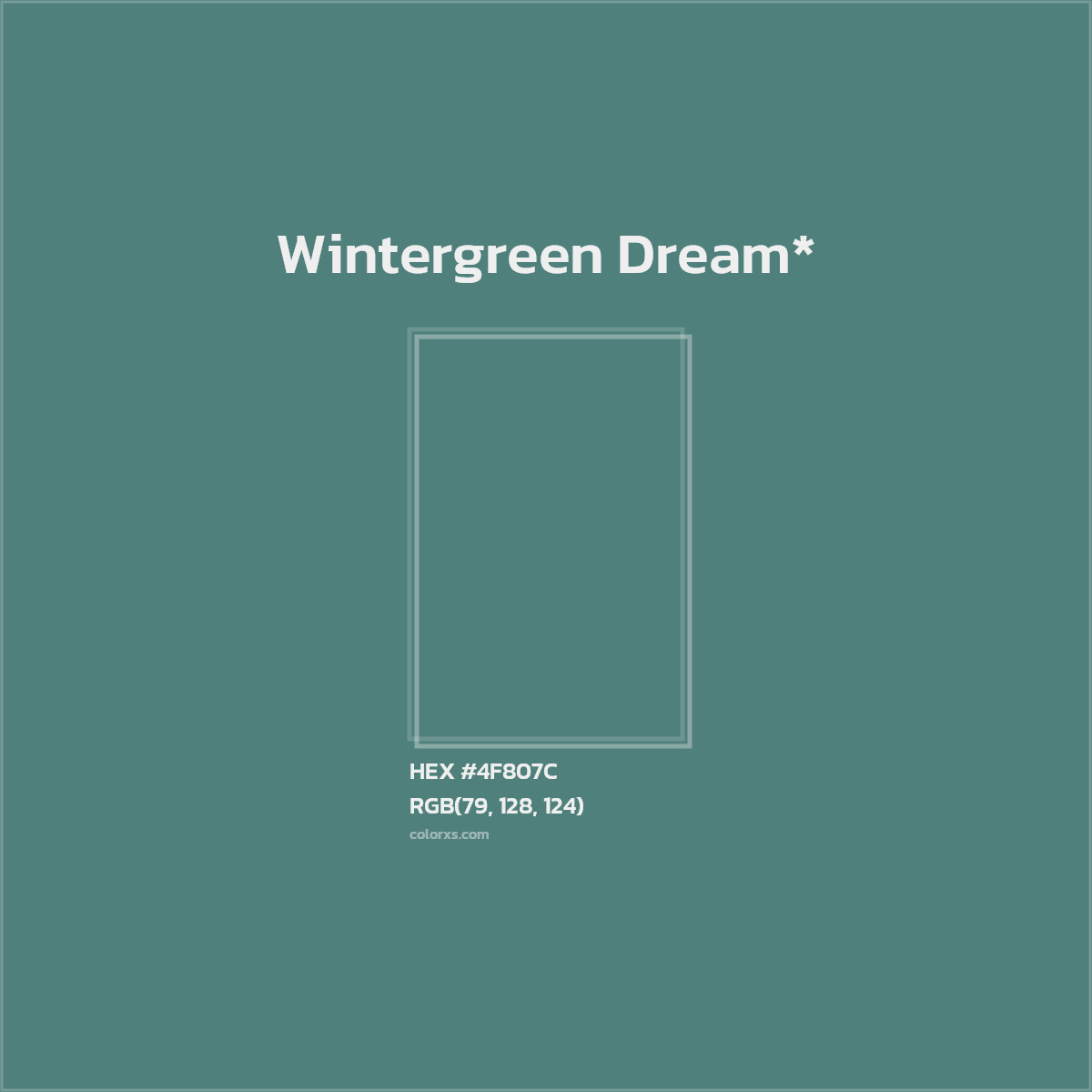 HEX #4F807C Color Name, Color Code, Palettes, Similar Paints, Images