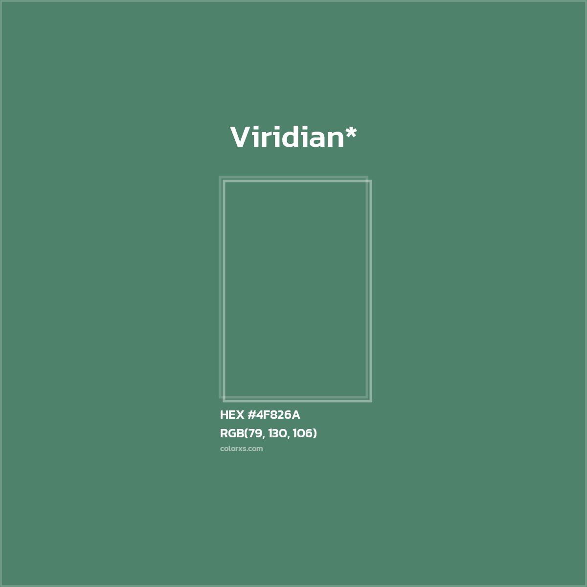 HEX #4F826A Color Name, Color Code, Palettes, Similar Paints, Images