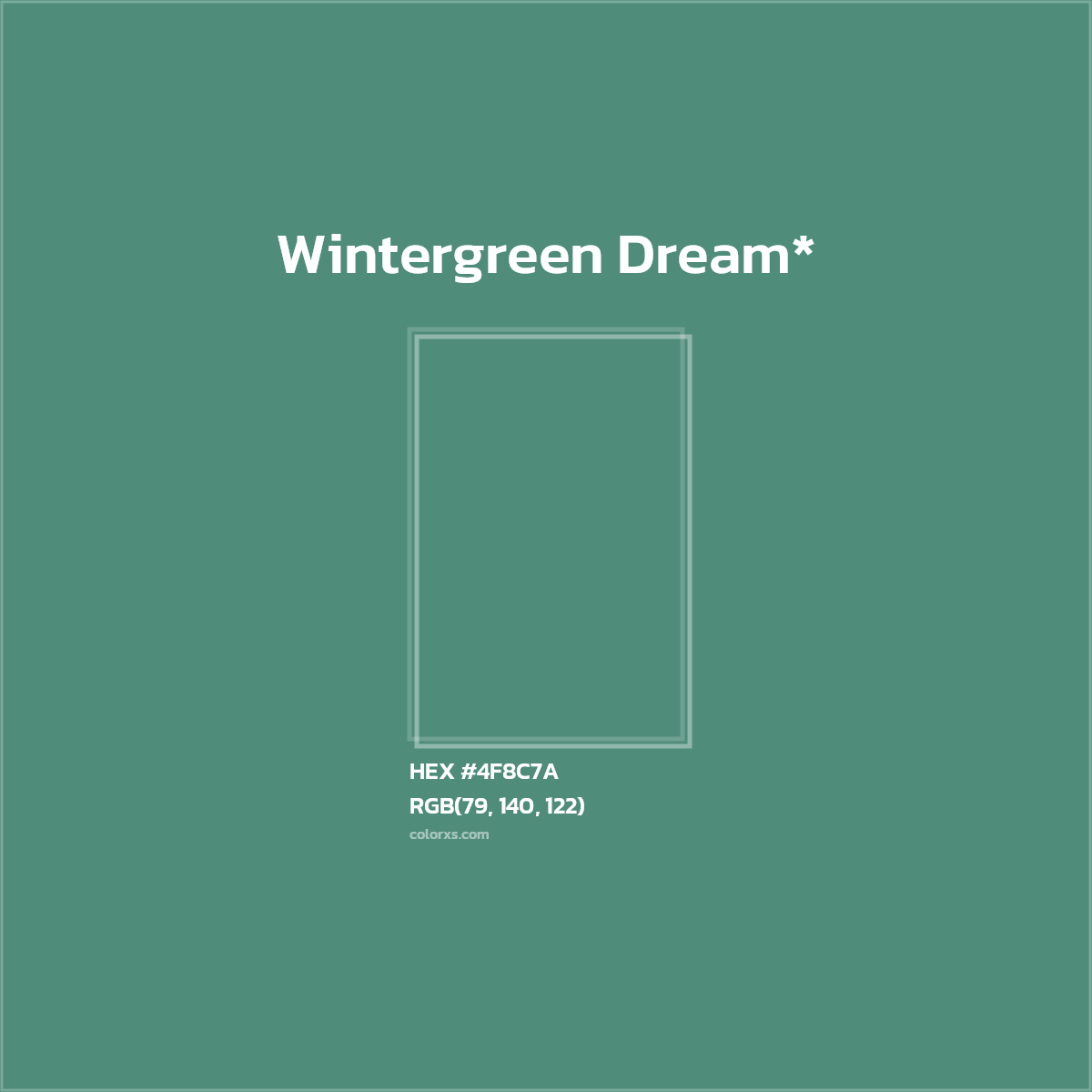 HEX #4F8C7A Color Name, Color Code, Palettes, Similar Paints, Images
