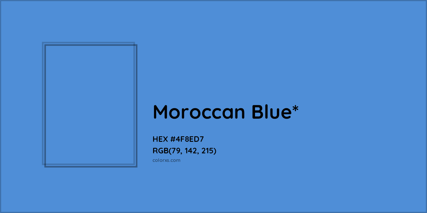 HEX #4F8ED7 Color Name, Color Code, Palettes, Similar Paints, Images