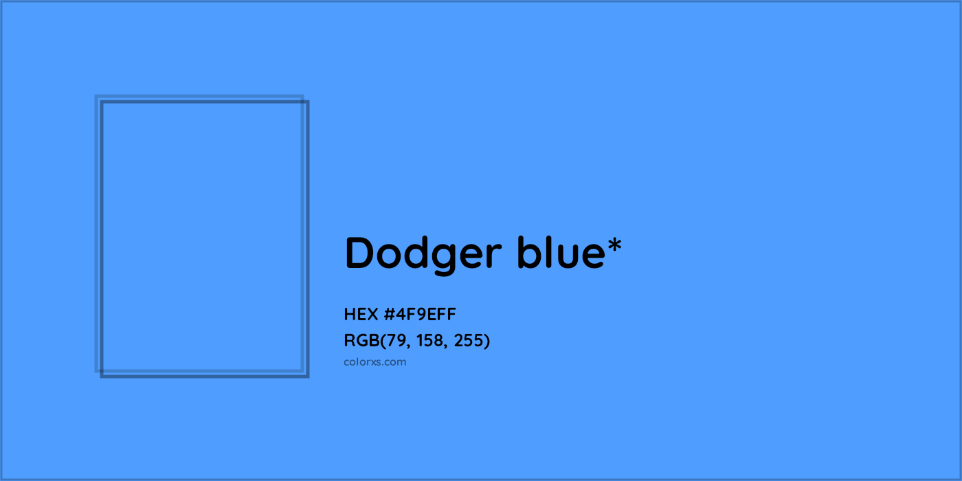 HEX #4F9EFF Color Name, Color Code, Palettes, Similar Paints, Images