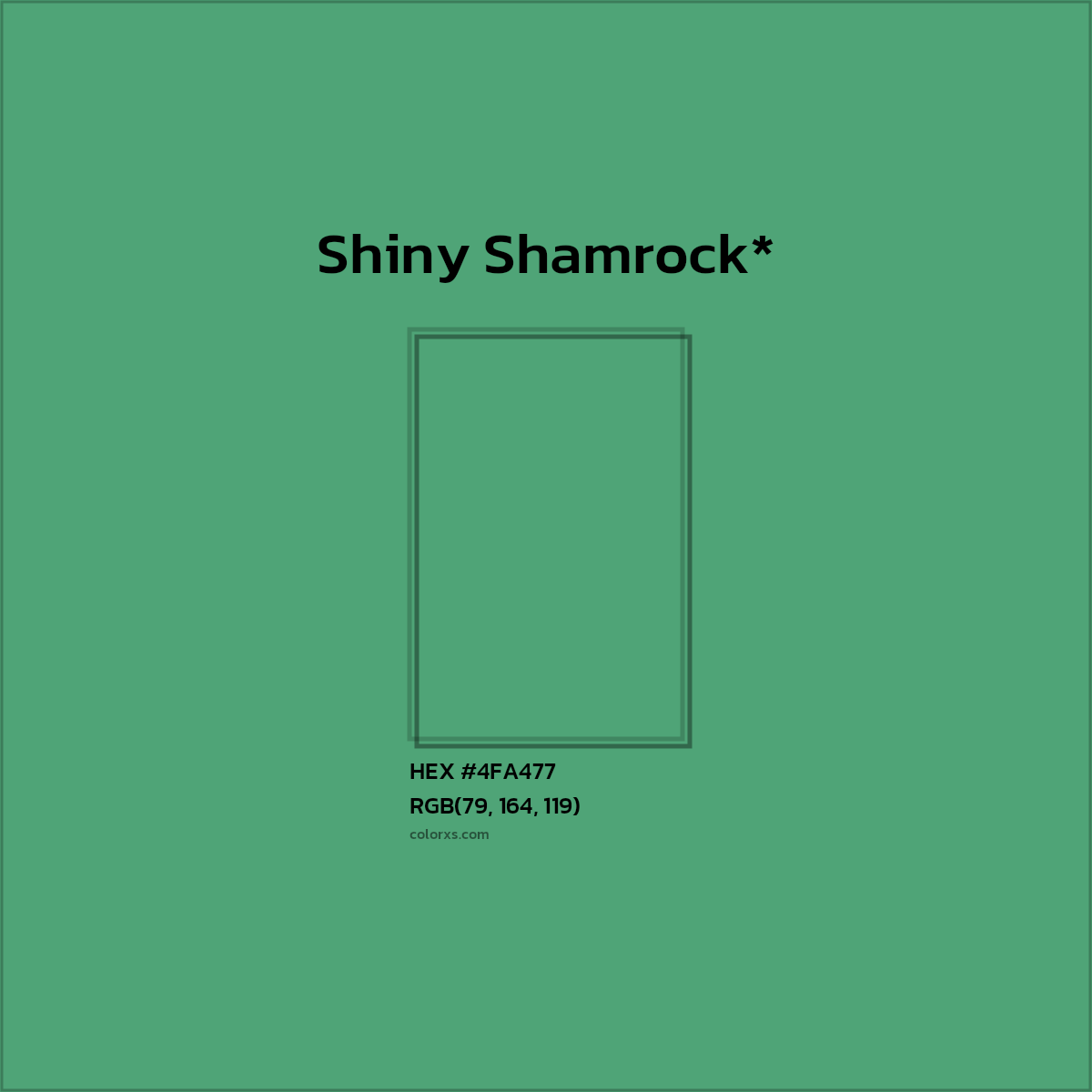 HEX #4FA477 Color Name, Color Code, Palettes, Similar Paints, Images