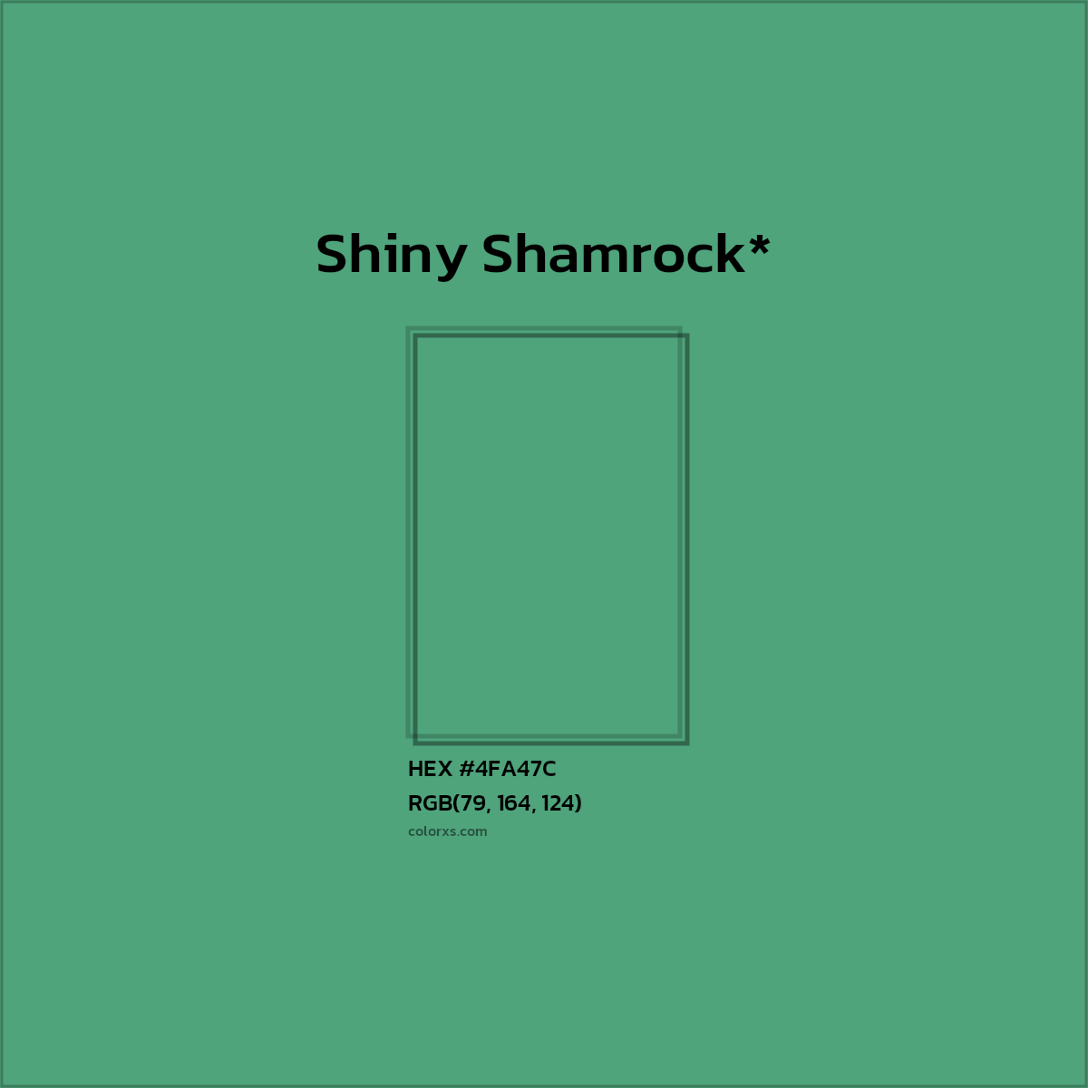 HEX #4FA47C Color Name, Color Code, Palettes, Similar Paints, Images