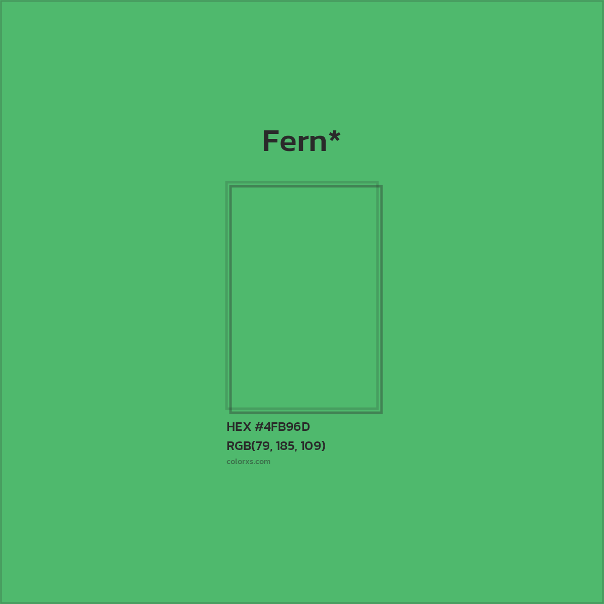 HEX #4FB96D Color Name, Color Code, Palettes, Similar Paints, Images