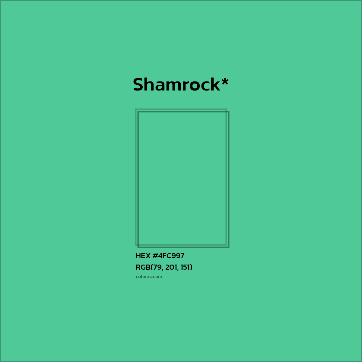 HEX #4FC997 Color Name, Color Code, Palettes, Similar Paints, Images