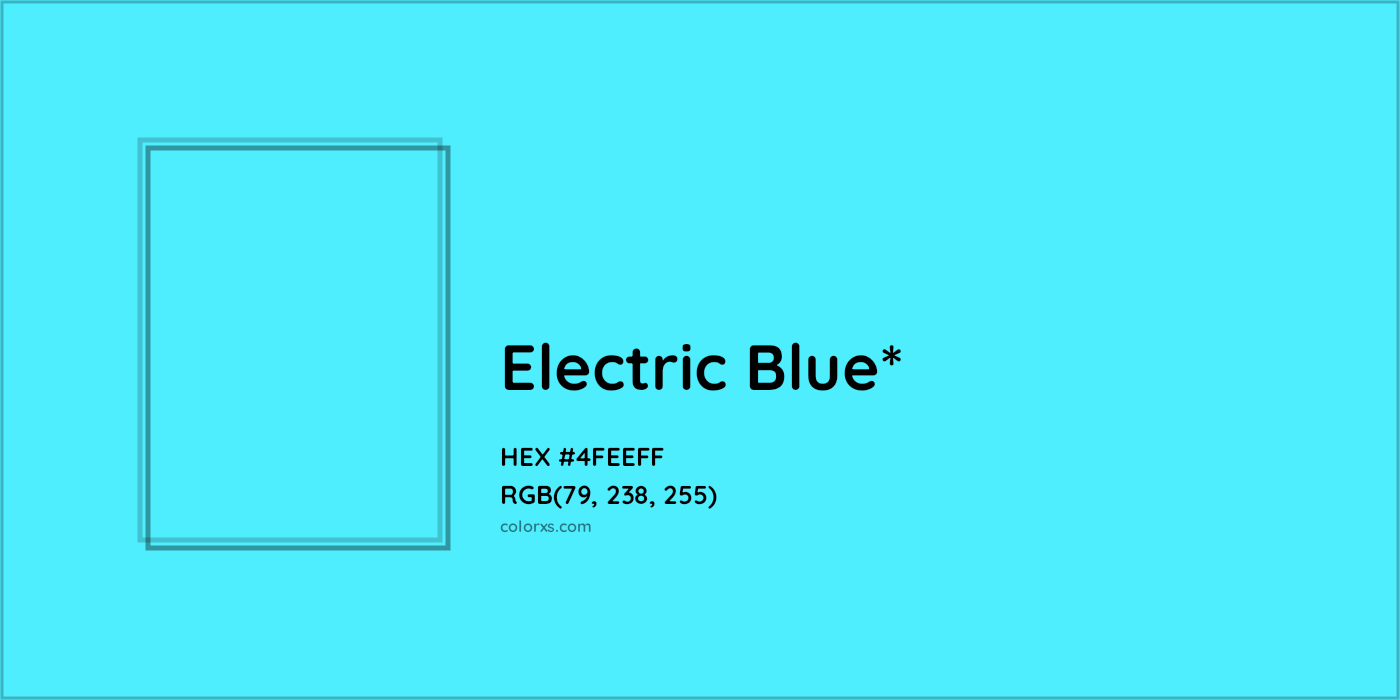 HEX #4FEEFF Color Name, Color Code, Palettes, Similar Paints, Images