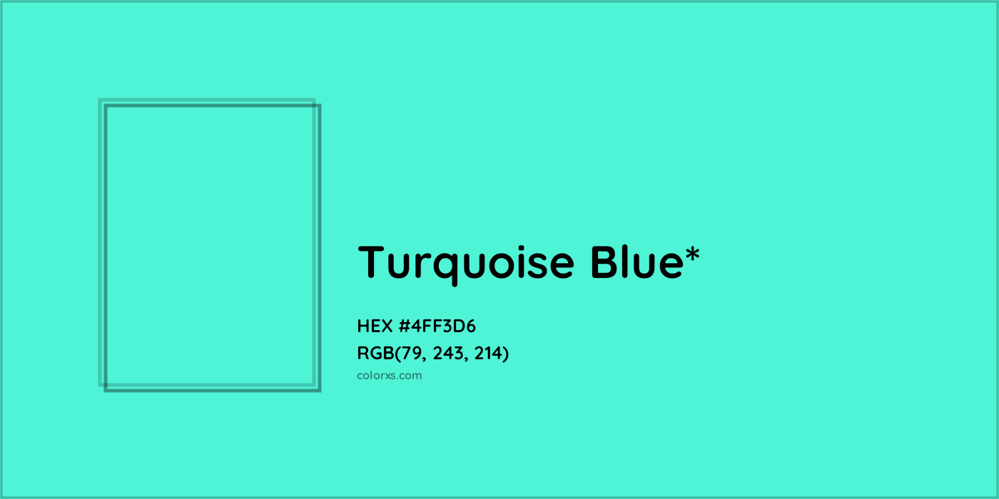 HEX #4FF3D6 Color Name, Color Code, Palettes, Similar Paints, Images