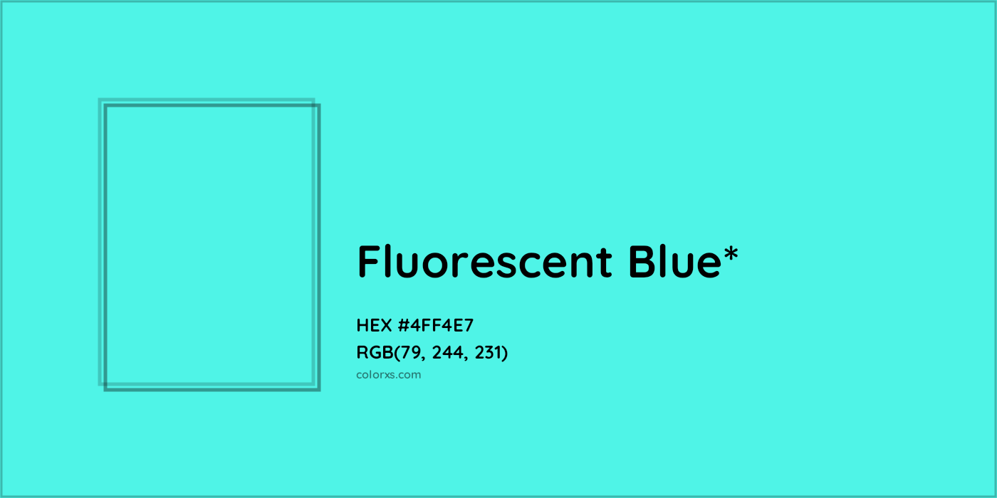 HEX #4FF4E7 Color Name, Color Code, Palettes, Similar Paints, Images