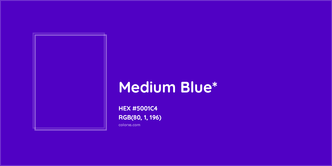 HEX #5001C4 Color Name, Color Code, Palettes, Similar Paints, Images